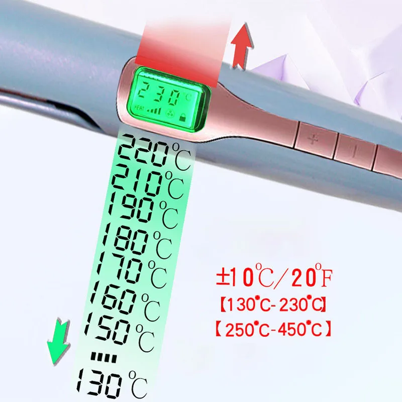 2 in 1 Twist Hair Straightener Professional Flat Iron LED Twisted Plate Ceramic Curling Iron Heated hair curler & Straightener
2 in 1 Twist Hair Straightener Professional Flat Iron LED Twisted Plate Ceramic Curling Iron Heated hair curler & Straightener