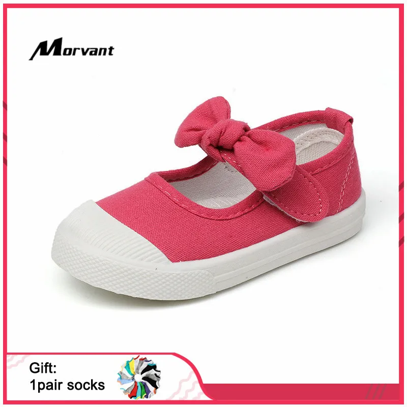Baby Girls Shoes Cute Bow-knot Children's Canvas Shoes Comfortable Princess Shoe Breathable Kids Footwear
Baby Girls Shoes Cute Bow-knot Children's Canvas Shoes Comfortable Princess Shoe Breathable Kids Footwear