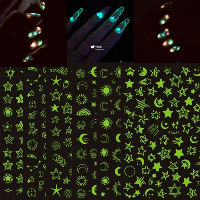 Luminous Stars Nail Stickers Star Nail Decals Nail Art Paper Decoration Trim Nail Tattoo Creative Design Watermark Decal Tool
Luminous Stars Nail Stickers Star Nail Decals Nail Art Paper Decoration Trim Nail Tattoo Creative Design Watermark Decal Tool