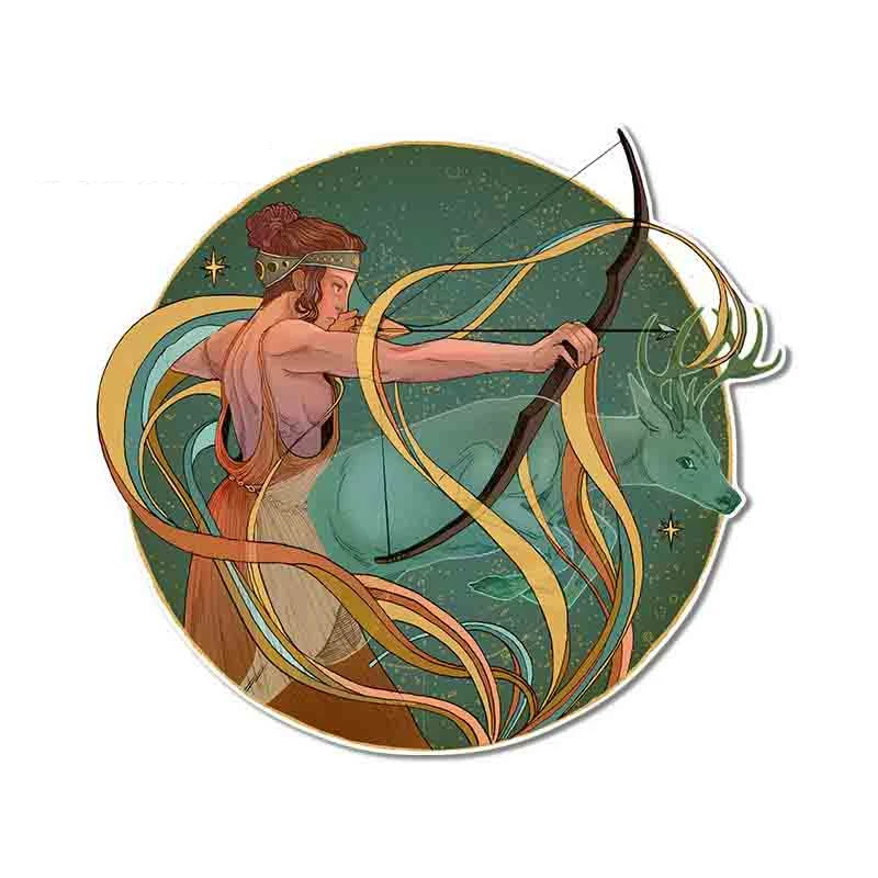 13cm X 12cm for Artemis Greek Goddess Hunting Car Stickers Scratch-Proof Personality Decal Windows Car Assessoires Auto Tuning
13cm X 12cm for Artemis Greek Goddess Hunting Car Stickers Scratch-Proof Personality Decal Windows Car Assessoires Auto Tuning