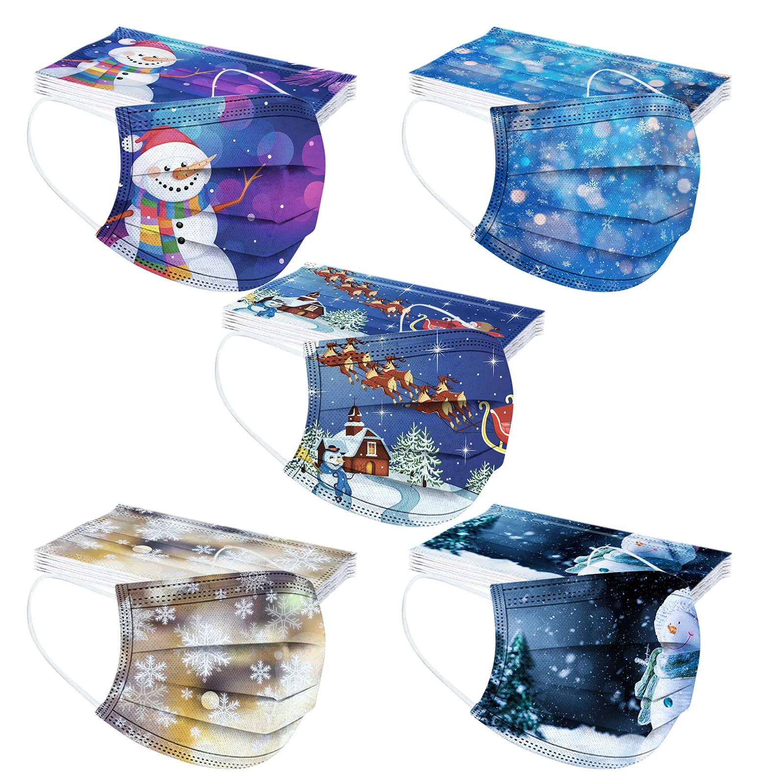 50PC Children's Disposable Face Masks Baby Xmas Protection Santa Snowman 3ply Mask For kids Face Cover Decoration Drop shipping
50PC Children's Disposable Face Masks Baby Xmas Protection Santa Snowman 3ply Mask For kids Face Cover Decoration Drop shipping
