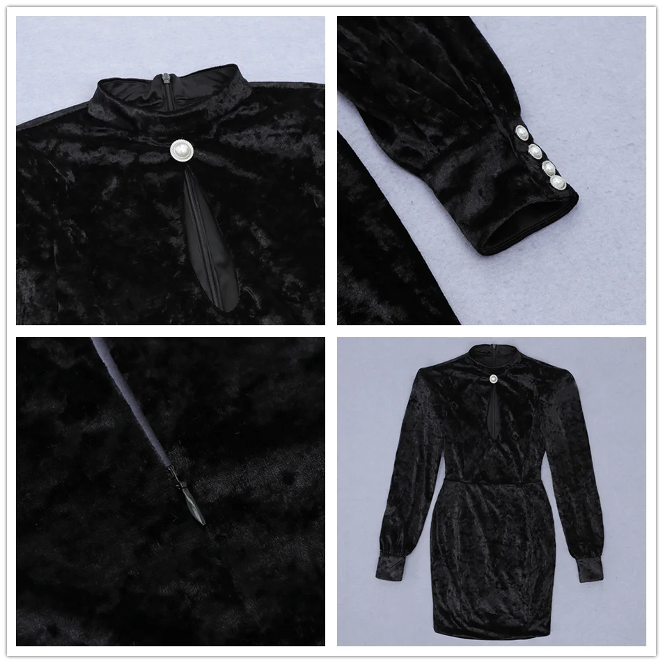 Free Shipping 2021 AutumnFashion New Velvet Dress Black Sexy Lantern Long Sleeve Bodycon Club Celebrity Evening Party Vestidos
Free Shipping 2021 AutumnFashion New Velvet Dress Black Sexy Lantern Long Sleeve Bodycon Club Celebrity Evening Party Vestidos