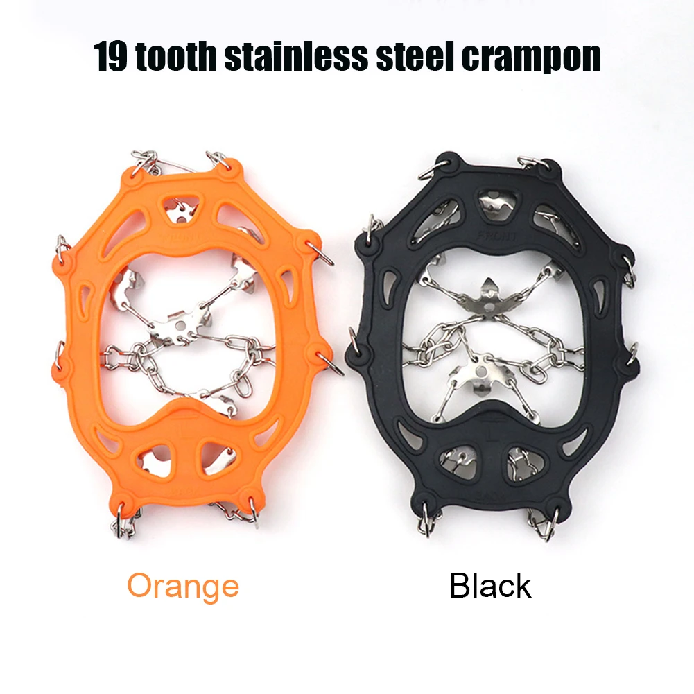 1 Pair 19 Teeth Anti-slip Ice Gripper Spike for Shoes Anti Slip Hiking Climbing Ice Claws Snow Cleats Grips Boots Chain Spike
1 Pair 19 Teeth Anti-slip Ice Gripper Spike for Shoes Anti Slip Hiking Climbing Ice Claws Snow Cleats Grips Boots Chain Spike