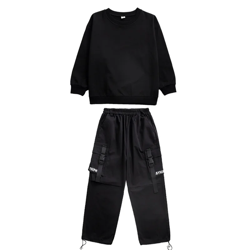 Kid Hip Hop Clothing Sweatshirt Oversized Shirt Top Black Hole Ripped Tactical Cargo Pants for Girl Boy Dance Costume Clothes
Kid Hip Hop Clothing Sweatshirt Oversized Shirt Top Black Hole Ripped Tactical Cargo Pants for Girl Boy Dance Costume Clothes