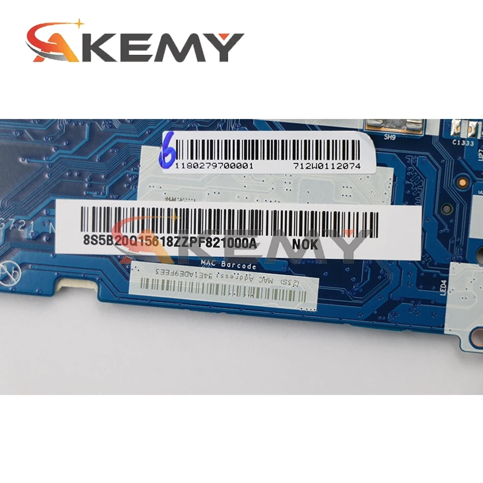 Akemy 5B20R19902 NM-B453 Laptop motherboard for Lenovo Ideapad 330-15IKB original mainboard 4GB-RAM i3-8130U + GPU
Akemy 5B20R19902 NM-B453 Laptop motherboard for Lenovo Ideapad 330-15IKB original mainboard 4GB-RAM i3-8130U + GPU