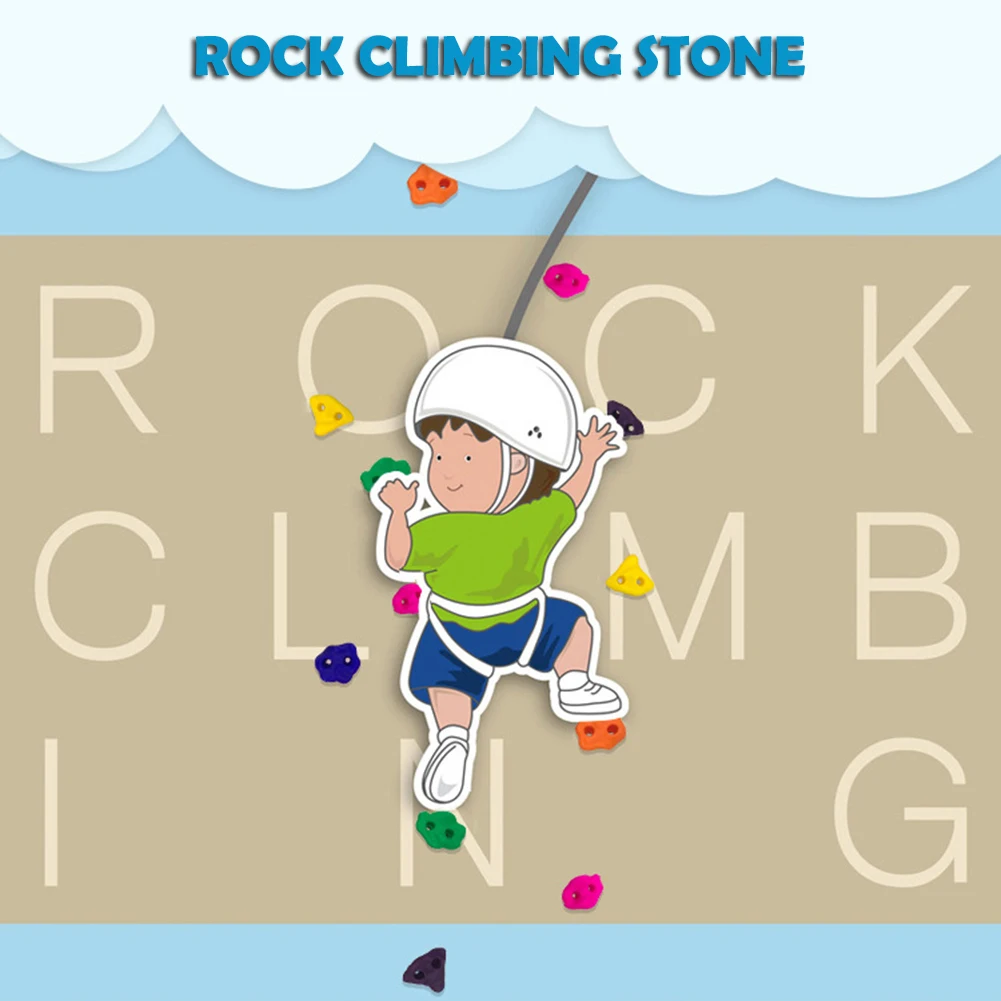 

5 шт./компл. детская деревянная стена для скалолазания с камнями, детская игровая площадка, ручные ножки, захват с гайками и винтами