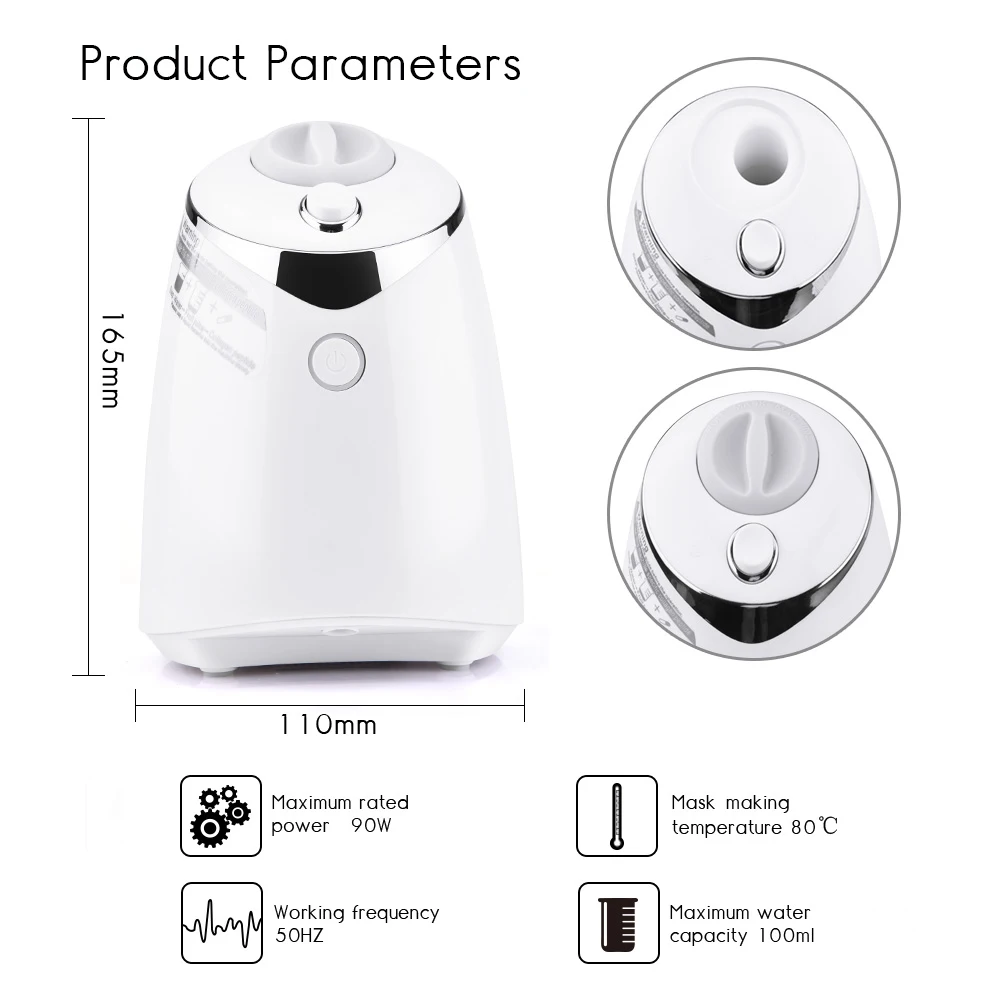 Face Mask Maker Machine Facial Treatment DIY Automatic Fruit Natural Vegetable Collagen Home Use Beauty Salon SPA Care Eng Voice 
Face Mask Maker Machine Facial Treatment DIY Automatic Fruit Natural Vegetable Collagen Home Use Beauty Salon SPA Care Eng Voice