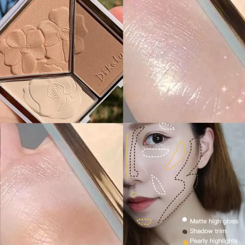 3 Colors Highlight shadow Blush Cheek Makeup Brighten Skin Matte Touch Easy To Wear Pigmented Lasting Face Cosmetics TSLM1
3 Colors Highlight shadow Blush Cheek Makeup Brighten Skin Matte Touch Easy To Wear Pigmented Lasting Face Cosmetics TSLM1