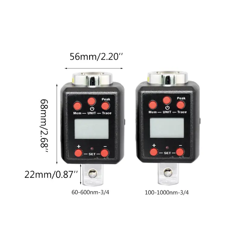 DANIU 1.5-1000NM Electronic Digital Display Torquemeter Adjustable Torque Meter Drive Microtorque Professional Universal Wrench
DANIU 1.5-1000NM Electronic Digital Display Torquemeter Adjustable Torque Meter Drive Microtorque Professional Universal Wrench