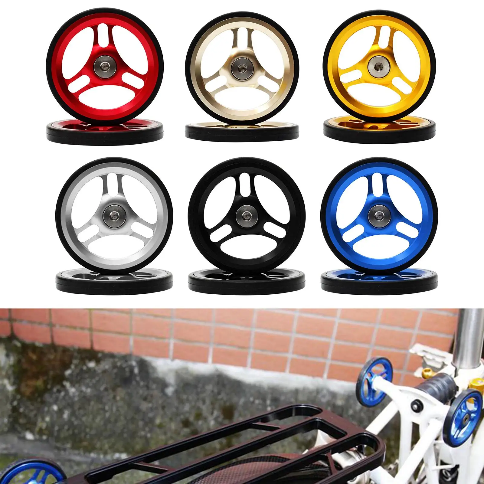 Складные велосипедные легкие колеса EZ для дорожной стойки 
Складные велосипедные легкие колеса EZ для дорожной стойки