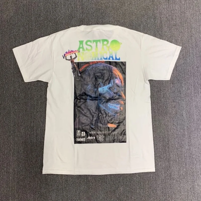 Travis Scott T-Shirt Men Women Doll Print Casual Loose T-shirt Fashion Trend Short-sleeved Tshirt
Travis Scott T-Shirt Men Women Doll Print Casual Loose T-shirt Fashion Trend Short-sleeved Tshirt