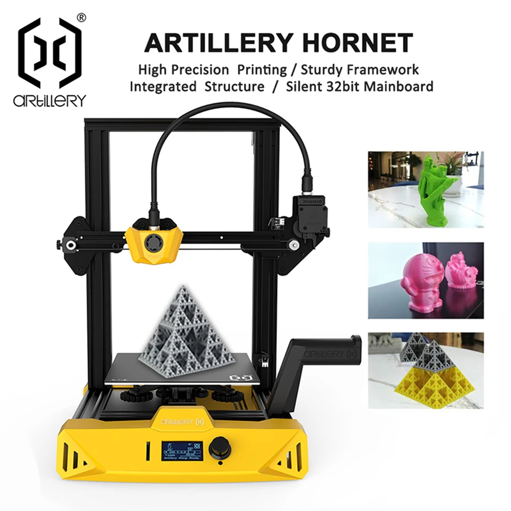 2021, Artillery Hornet ultra-quiet 220X220X250mm size desktop-level high-precision 3d printer
2021, Artillery Hornet ultra-quiet 220X220X250mm size desktop-level high-precision 3d printer