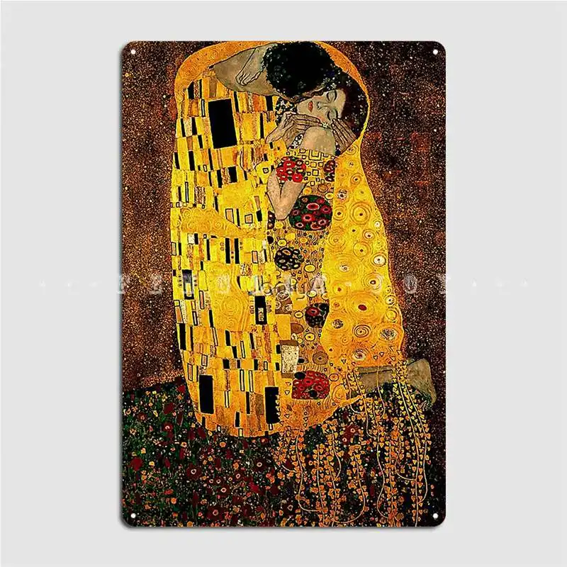 

Gustav Klimt The Kiss металлическая фотография украшение настенный паб кинотеатр оловянный плакат