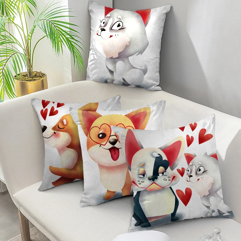 Cartoon Small Animal Decorative Pillows Home Decor Puppy Dogs Throw Pillows for Living Room Bedroom Sofa Chair Cushion Cover
Cartoon Small Animal Decorative Pillows Home Decor Puppy Dogs Throw Pillows for Living Room Bedroom Sofa Chair Cushion Cover