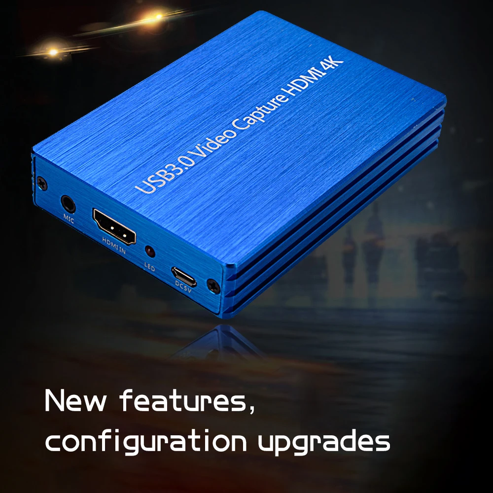 Новый ключ захвата карты 4K 1080P 60fps HD видеорегистратор HDMI-совместимый с USB 3,0 видео для захвата игры OBS карта Live
Новый ключ захвата карты 4K 1080P 60fps HD видеорегистратор HDMI-совместимый с USB 3,0 видео для захвата игры OBS карта Live