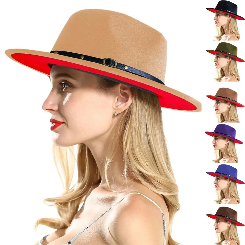 Unisex Western Cowboy Hat Wide Brim Fedora Adjustable Strap Cap With Belt Buckle Beach Sun Hat Couple Big Brim Hat Bowler Hats
Unisex Western Cowboy Hat Wide Brim Fedora Adjustable Strap Cap With Belt Buckle Beach Sun Hat Couple Big Brim Hat Bowler Hats