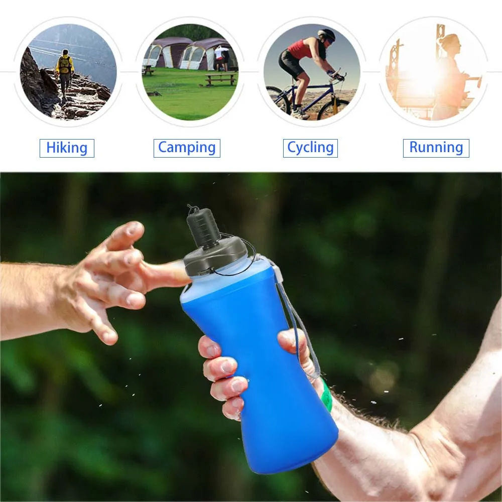 Water Container Bag Foldable Plastic Collapsible Climbing For Hiking Set 700ml-Capacity Hiking Outdoor Sports Mouth Water Bag
Water Container Bag Foldable Plastic Collapsible Climbing For Hiking Set 700ml-Capacity Hiking Outdoor Sports Mouth Water Bag