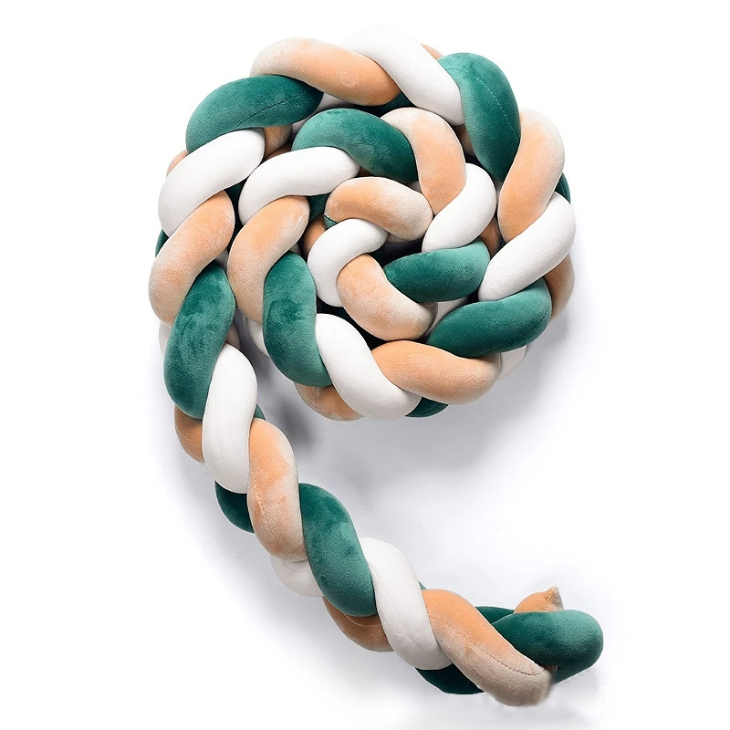 Bed Bumper Newborn Baby Bed Bumper Handmade Cushion Tour De Lit Bebe Tresse Baby Braided Knot Pillow Bed Crib Bumpers 
Bed Bumper Newborn Baby Bed Bumper Handmade Cushion Tour De Lit Bebe Tresse Baby Braided Knot Pillow Bed Crib Bumpers