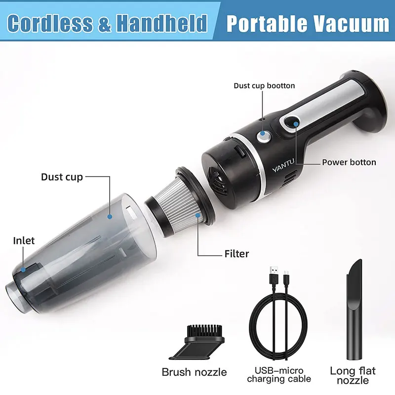 car vacuum cleaner Cordless vacuum cleaner auto vacuum cleaner 120W High Suction For Cleaning USB charging Dry Mini Wireless
car vacuum cleaner Cordless vacuum cleaner auto vacuum cleaner 120W High Suction For Cleaning USB charging Dry Mini Wireless
