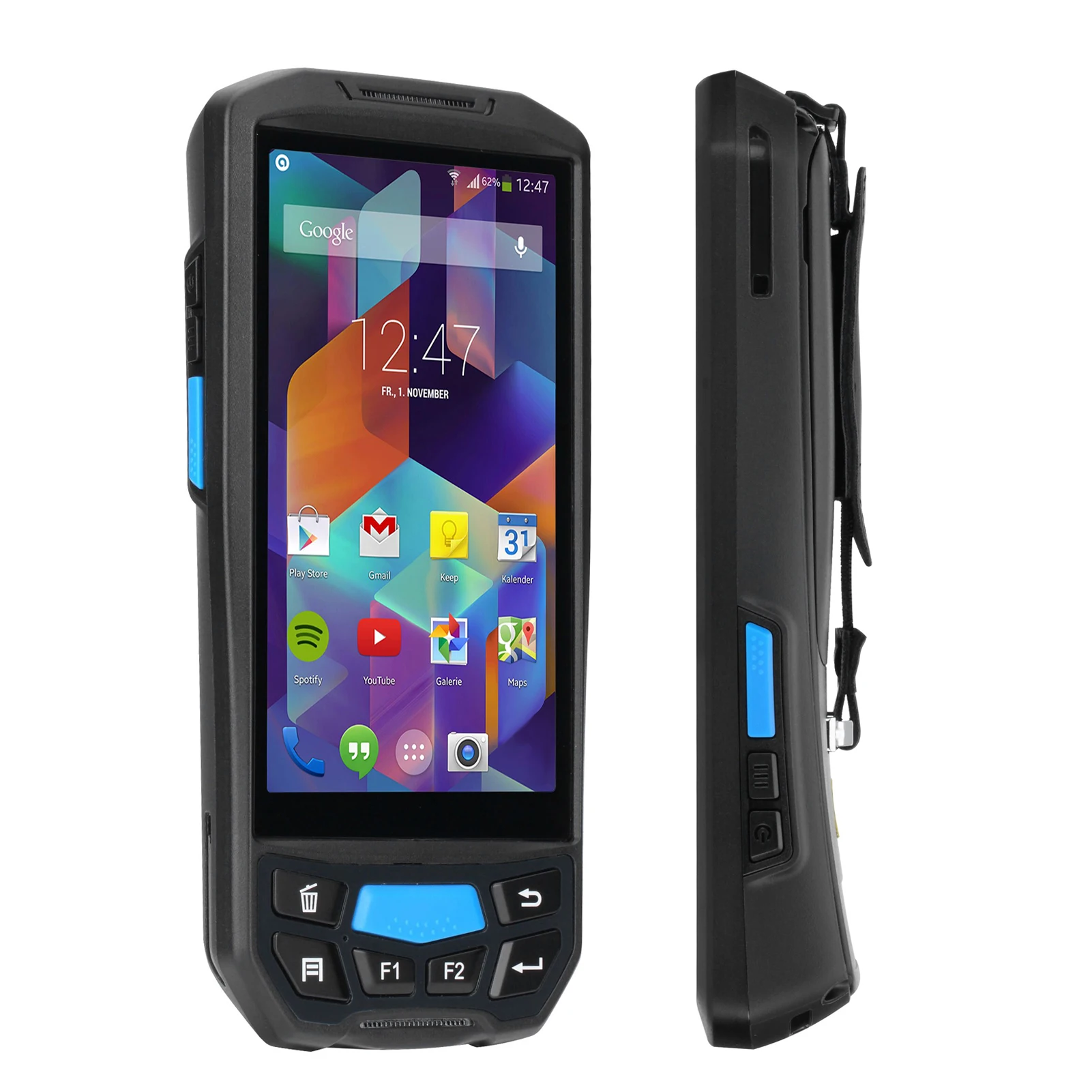 Android 8.1 PDA Handheld POS Terminal Honey-Well 1D Barcode Scanner 4G WiFi BT Mobile Computer with 5 Inch Touchscreen 8MP GPS
Android 8.1 PDA Handheld POS Terminal Honey-Well 1D Barcode Scanner 4G WiFi BT Mobile Computer with 5 Inch Touchscreen 8MP GPS