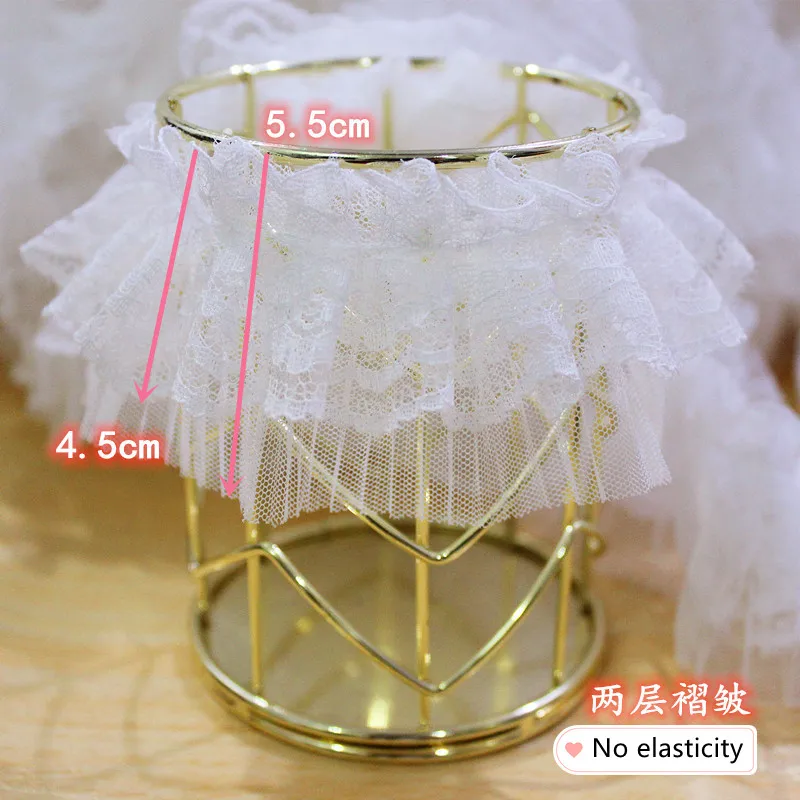 4CM Wide Double Layers Mesh Pleated Lace Ribbon Fold Ruffle Trim Guipure Fabric Appliques Dresses DIY Sewing Trimmings Supplies
4CM Wide Double Layers Mesh Pleated Lace Ribbon Fold Ruffle Trim Guipure Fabric Appliques Dresses DIY Sewing Trimmings Supplies