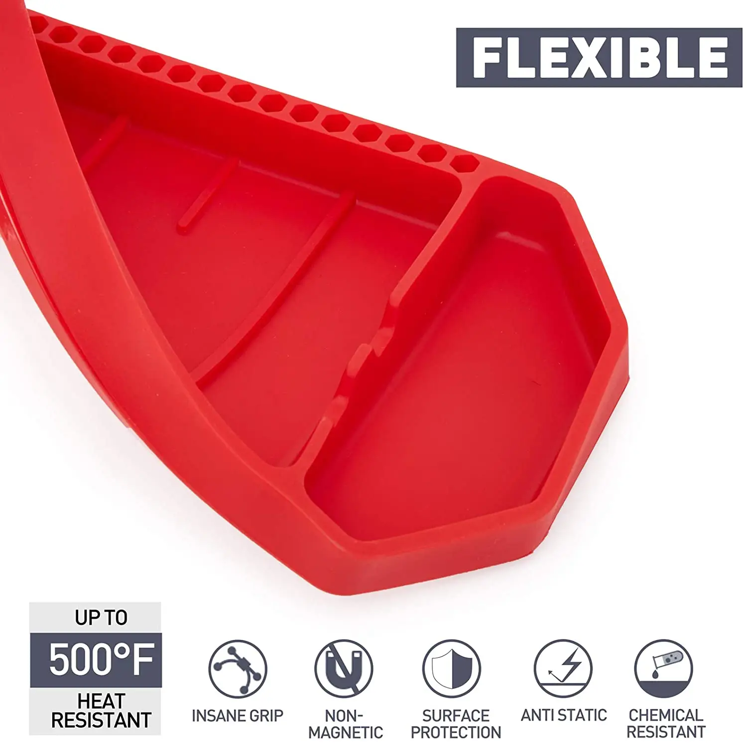 Automotive Non-slip Flexible Silicone Storage Tool Tray Large Tool Organizer Wrench Holder Keeper Empty Car Storage Box
Automotive Non-slip Flexible Silicone Storage Tool Tray Large Tool Organizer Wrench Holder Keeper Empty Car Storage Box