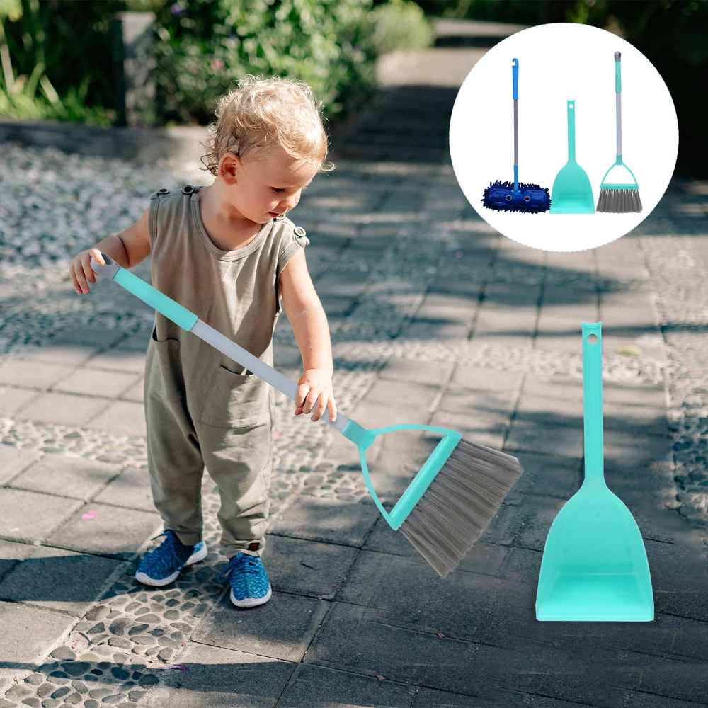 3pcs Mini Cleaning Set Baby Sweeping Small Flat Mop Broom and Dustpan
3pcs Mini Cleaning Set Baby Sweeping Small Flat Mop Broom and Dustpan