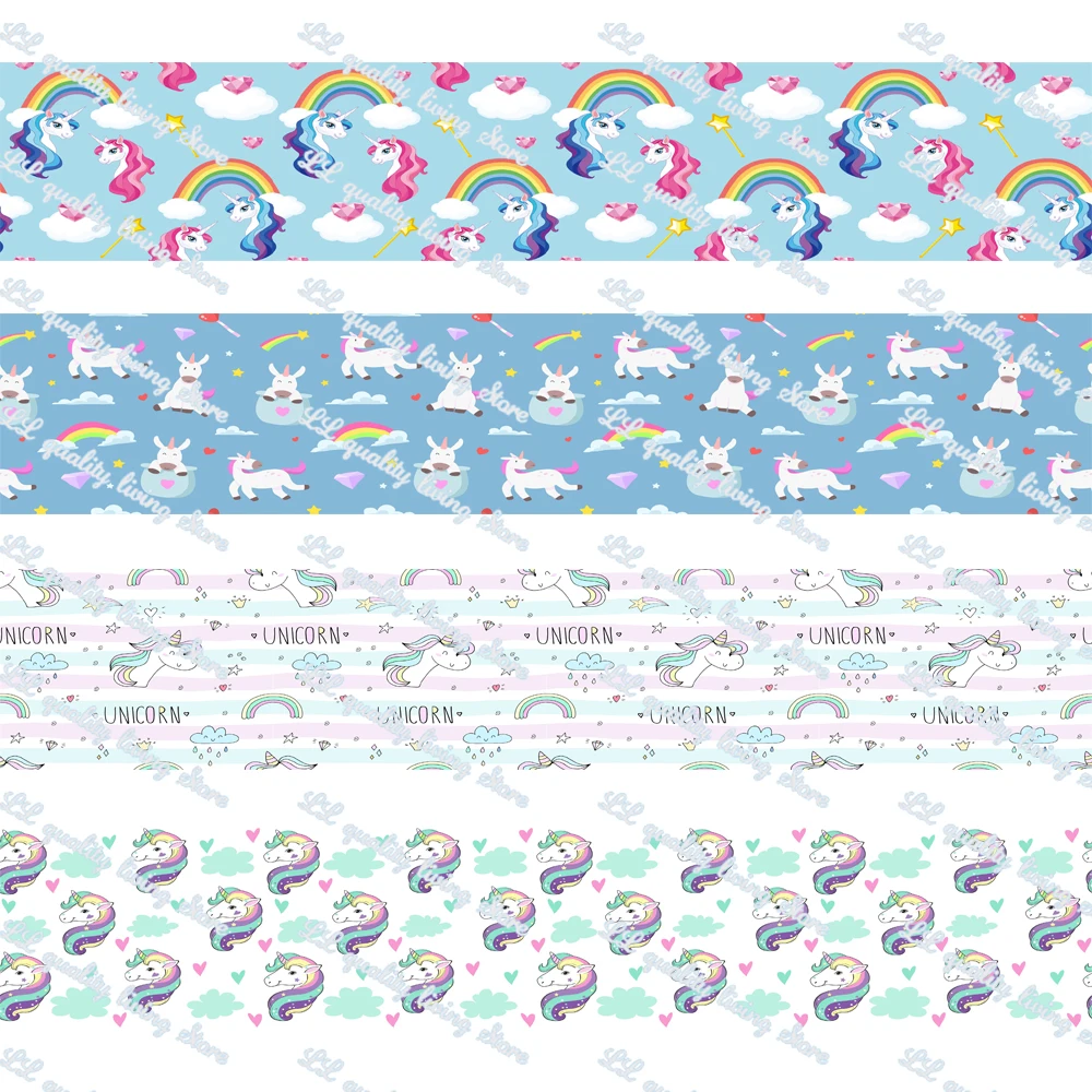 WL Diy Cartoon Unicorn Print Grosgrain Ribbon Gift Wrapping Bow Party Decoration Craft Supplies 50 Yards
WL Diy Cartoon Unicorn Print Grosgrain Ribbon Gift Wrapping Bow Party Decoration Craft Supplies 50 Yards