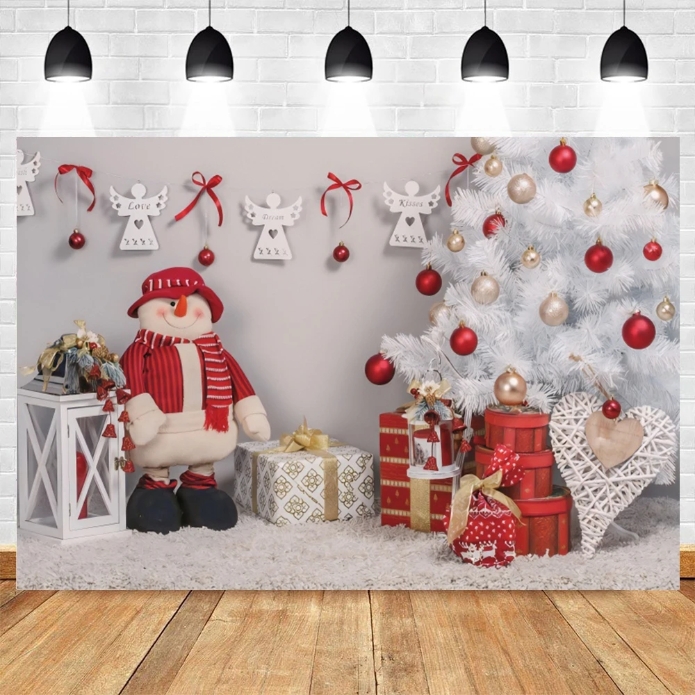 Christmas Backdrop Snowman Tree Gift Decor Baby Portrait Vinyl Photography Background For Photo Shoot Photophone Photozone Props
Christmas Backdrop Snowman Tree Gift Decor Baby Portrait Vinyl Photography Background For Photo Shoot Photophone Photozone Props