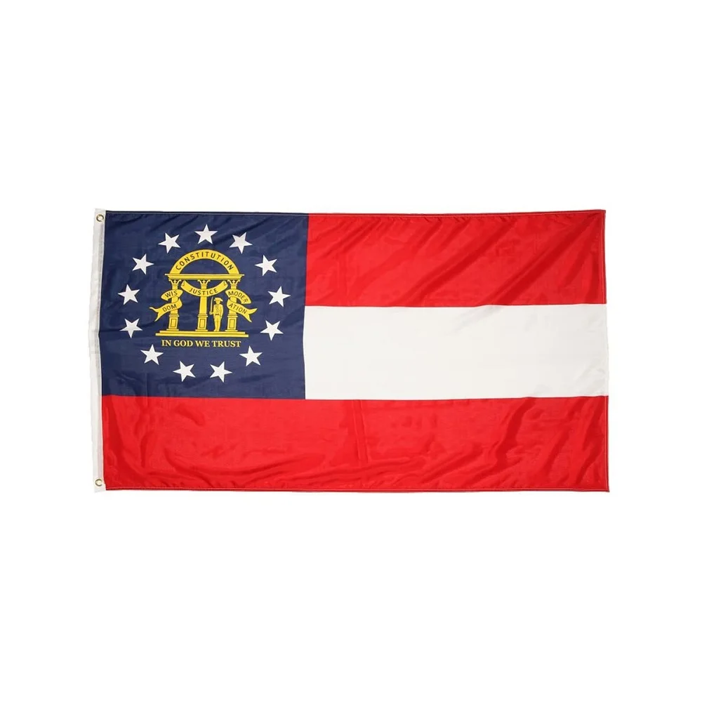 Flagnshow 90x150cm 3x5ft Georgia State Flags and Banners USA American States Flag for Decoration
Flagnshow 90x150cm 3x5ft Georgia State Flags and Banners USA American States Flag for Decoration
