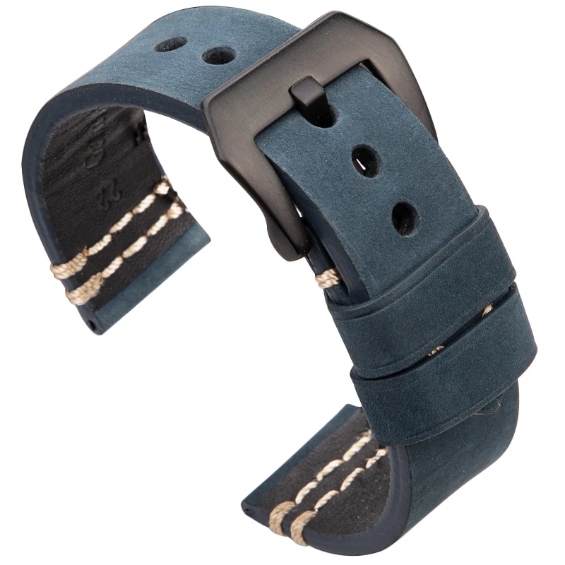 Handmade Cowhide Watch Band 20mm 22mm 24mm Replacement Genuine Leather Watchbands Strap Women Men Vintage Bracelet Accessories 
Handmade Cowhide Watch Band 20mm 22mm 24mm Replacement Genuine Leather Watchbands Strap Women Men Vintage Bracelet Accessories