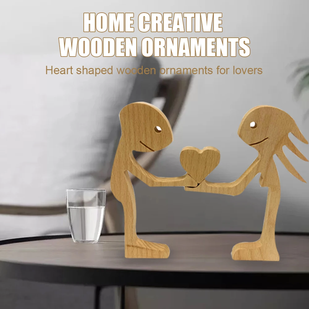 3pcs/Set Family Wooden Home Decor Statue Handmade Wooden Carving Crafts Figurine Ornament for Desktop Office LI
3pcs/Set Family Wooden Home Decor Statue Handmade Wooden Carving Crafts Figurine Ornament for Desktop Office LI