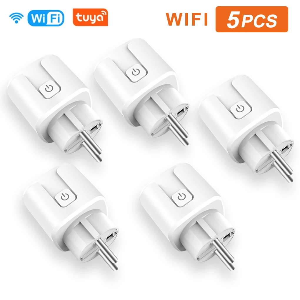 1-6PCS 20A Tuya WiFi EU/FR Smart Plug 220V Power Monitor Wireless Socket Remote Water Heater Control For Google Home Alexa
1-6PCS 20A Tuya WiFi EU/FR Smart Plug 220V Power Monitor Wireless Socket Remote Water Heater Control For Google Home Alexa