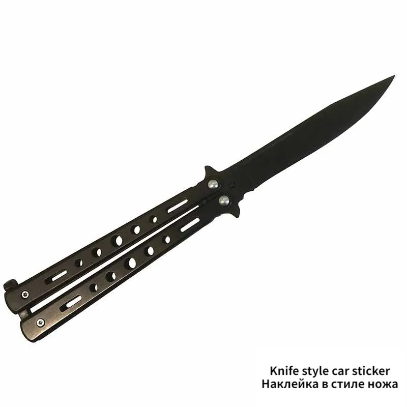 Creative Car Sticker Body 13cm X 9cm for CS GO Butterfly Knife Camper Car Decal Personalized Auto Parts 13x9CM
Creative Car Sticker Body 13cm X 9cm for CS GO Butterfly Knife Camper Car Decal Personalized Auto Parts 13x9CM