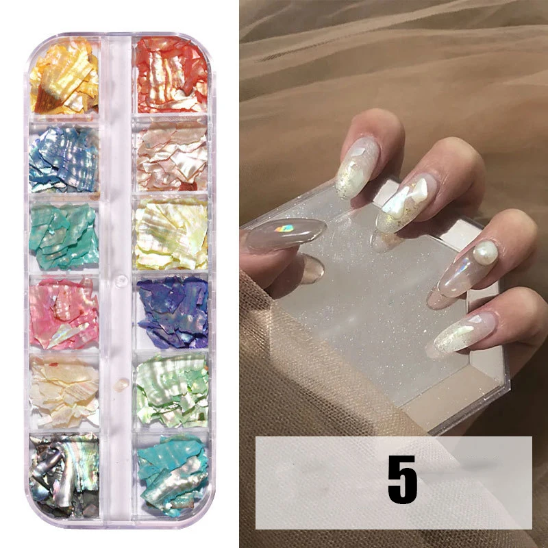 Nails Shell Fragments Sea Shell 3D Nail Art Decoration Sequins Beauty Tools EY669 
Nails Shell Fragments Sea Shell 3D Nail Art Decoration Sequins Beauty Tools EY669