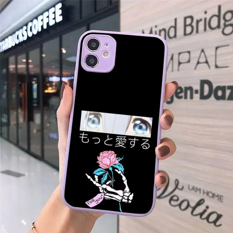 Anime Teenage girl animation Phone Case Matte Transparent for iPhone 7 8 11 12 s mini pro X XS XR MAX Plus cover funda
Anime Teenage girl animation Phone Case Matte Transparent for iPhone 7 8 11 12 s mini pro X XS XR MAX Plus cover funda