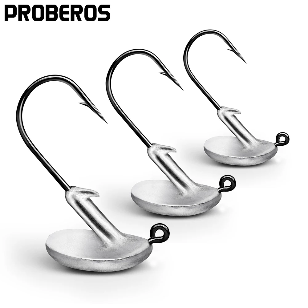 PROBEROS 50Pcs Jig Head Fishing Hook 3.5g 5g 7g 10g 14g Jig Hooks For Soft Fishing Lure Carbon Steel Fishhooks Bass Fishing
PROBEROS 50Pcs Jig Head Fishing Hook 3.5g 5g 7g 10g 14g Jig Hooks For Soft Fishing Lure Carbon Steel Fishhooks Bass Fishing