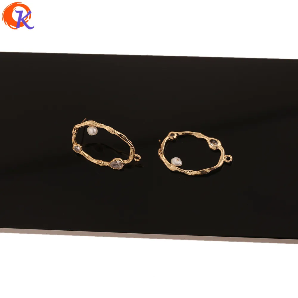 Cordial Design 20Pcs 19*31MM CZ Earrings Stud/Jewelry Accessories/Hand Made/Genuine Gold Plating/DIY Making/Earring Findings
Cordial Design 20Pcs 19*31MM CZ Earrings Stud/Jewelry Accessories/Hand Made/Genuine Gold Plating/DIY Making/Earring Findings