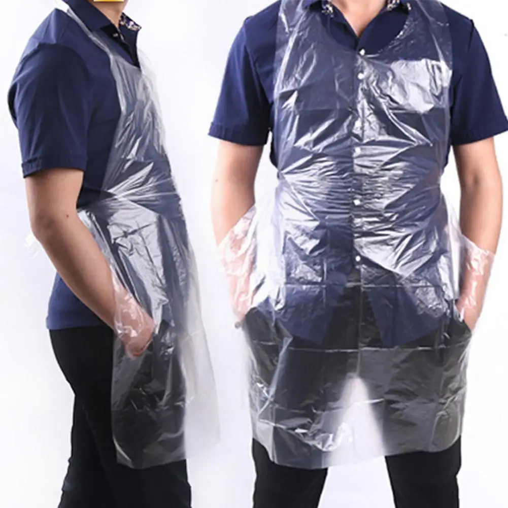 50/100Pcs Kids Adults Plastic Disposable Anti Oil Stain Cooking Painting Apron Household Cleaning Tools
50/100Pcs Kids Adults Plastic Disposable Anti Oil Stain Cooking Painting Apron Household Cleaning Tools