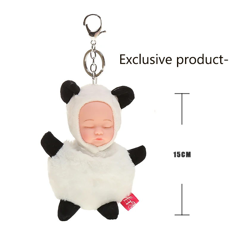Baby Doll Toys Sleeping Doll Keychain Cartoon Pompom Baby Doll Fur Ball Plush Keychain Girl Key Holder Bag Pendant Toys For Kids
Baby Doll Toys Sleeping Doll Keychain Cartoon Pompom Baby Doll Fur Ball Plush Keychain Girl Key Holder Bag Pendant Toys For Kids
