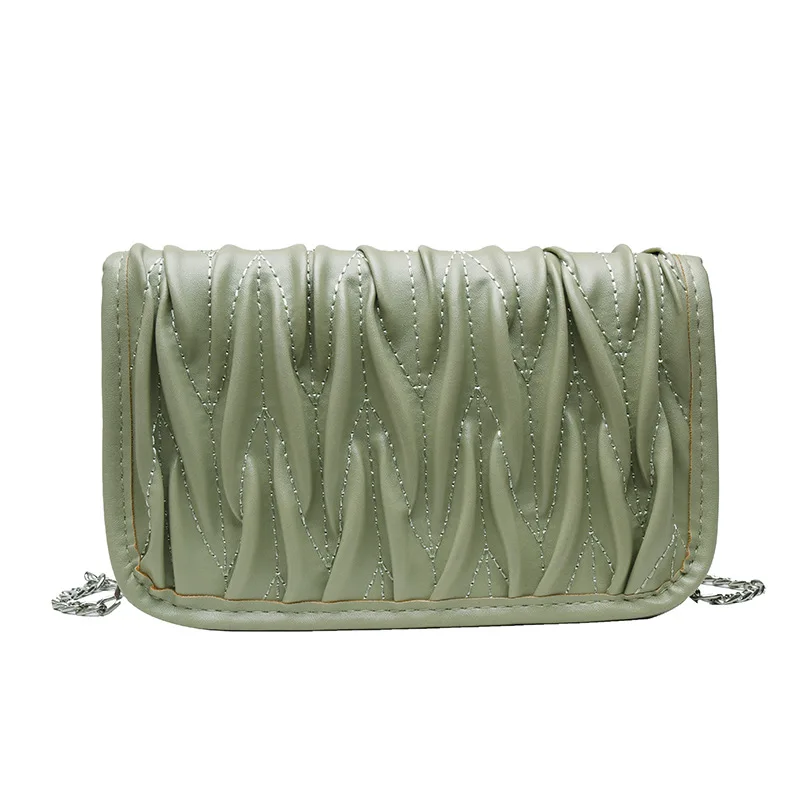 2020 New Women's Bag Style Messenger Bag Fashion Pleated Women's Handbag Bag Chain Square Sling Bag
2020 New Women's Bag Style Messenger Bag Fashion Pleated Women's Handbag Bag Chain Square Sling Bag