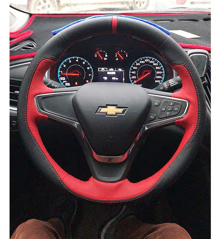 For Chevrolet 18 20 MALIBU xl Monza Cavalier Equinox DIY custom leather hand-sewn car steering wheel cover auto parts
For Chevrolet 18 20 MALIBU xl Monza Cavalier Equinox DIY custom leather hand-sewn car steering wheel cover auto parts