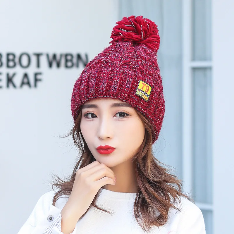 Brimless Cap Thicken Knitted Hat Winter Warm Hat Skullies Cap Beanie Hat For Women 
Brimless Cap Thicken Knitted Hat Winter Warm Hat Skullies Cap Beanie Hat For Women