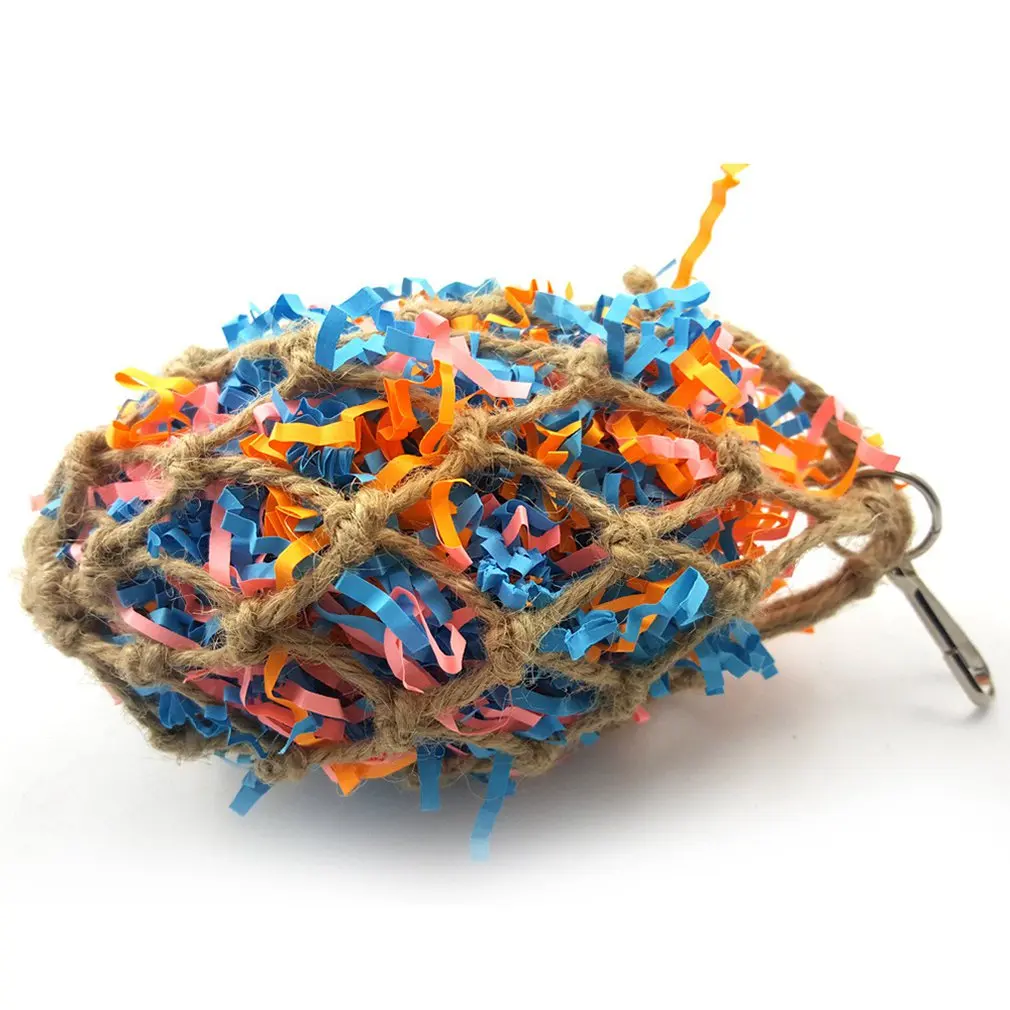 Pet Parrot Jute Paper Strips Bird Chew Toy Macaw Eclectus Cage Accessories Safty Funny Pet Budgie Toy
Pet Parrot Jute Paper Strips Bird Chew Toy Macaw Eclectus Cage Accessories Safty Funny Pet Budgie Toy