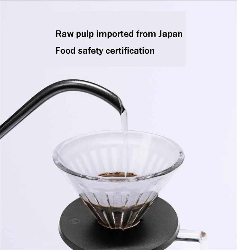 TIMEMORE Hand-made Coffee Pot Filter Paper American Coffee Machine Fan Filter and V60 Cone Series Drip Filter Cup Filter Paper
TIMEMORE Hand-made Coffee Pot Filter Paper American Coffee Machine Fan Filter and V60 Cone Series Drip Filter Cup Filter Paper