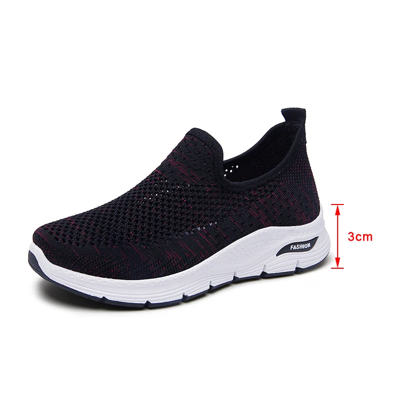Women's Sneakers Knitting Shoes Breathable Female Flats Ladies Running Shoe Soft Bottom Casual Solid Comfortable Summer Spring
Women's Sneakers Knitting Shoes Breathable Female Flats Ladies Running Shoe Soft Bottom Casual Solid Comfortable Summer Spring