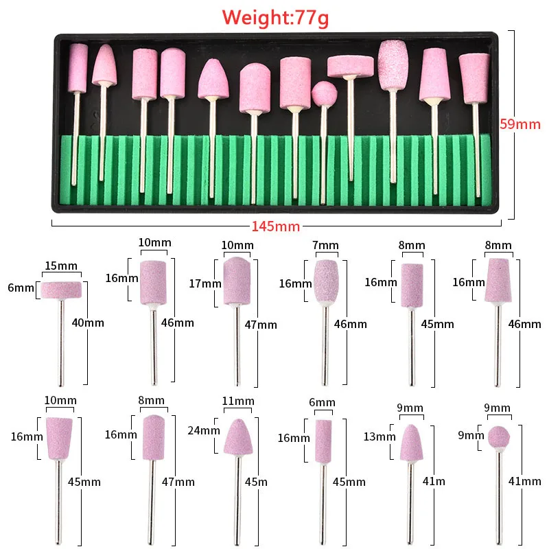 Nail Drill Bits Set Rotary Electric Milling Cutters for Manicure Pedicure File Cuticle Gel Clean Sander Nail Tool Nail Accessory
Nail Drill Bits Set Rotary Electric Milling Cutters for Manicure Pedicure File Cuticle Gel Clean Sander Nail Tool Nail Accessory