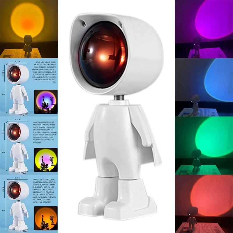 Sunset Projector Lamp Rainbow Atmosphere Led Night Light For Home Background Wall Decoration USB Table Lamp
Sunset Projector Lamp Rainbow Atmosphere Led Night Light For Home Background Wall Decoration USB Table Lamp