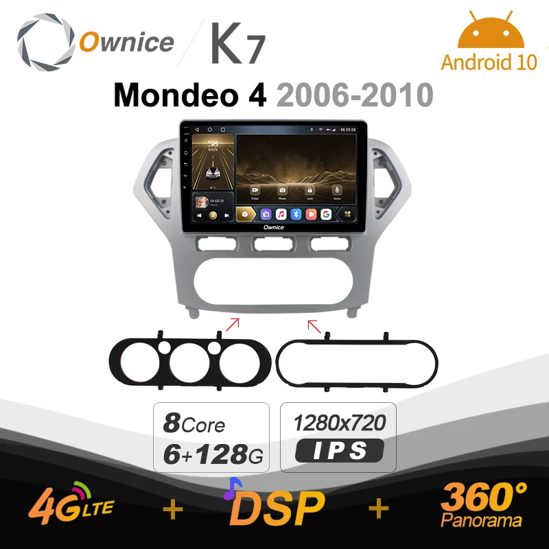 K7 Ownice 6G+128G Android 10.0 Car Radio For Ford Mondeo 4 2006 - 2010 Multimedia DVD Audio 4G LTE GPS Navi 360 BT 5.0 Carplay
K7 Ownice 6G+128G Android 10.0 Car Radio For Ford Mondeo 4 2006 - 2010 Multimedia DVD Audio 4G LTE GPS Navi 360 BT 5.0 Carplay