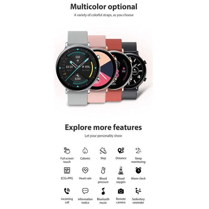 GW33 Smartwatch +Strap+Earphone/Set Bluetooth Call Smart Watch 2020 ECG PPG Heart Rate Monitor Blood Pressure for Samsung IPhone
GW33 Smartwatch +Strap+Earphone/Set Bluetooth Call Smart Watch 2020 ECG PPG Heart Rate Monitor Blood Pressure for Samsung IPhone